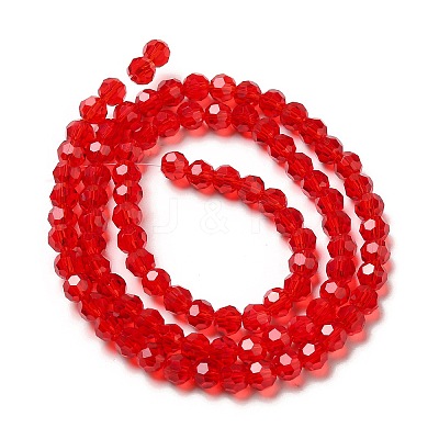 Transparent Glass Beads EGLA-A035-T4mm-D07-1