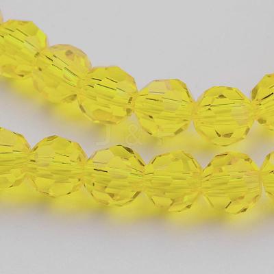 Transparent Glass Bead Strands GLAA-G013-4mm-68-1
