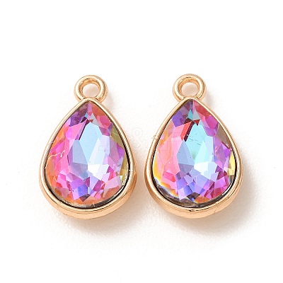 Electroplate Glass Pendants GL-CBA7A25-03I-1