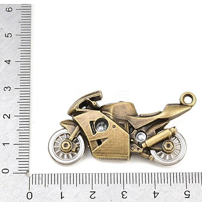 Tibetan Style Alloy Big Pendants AL-CBA2376-22AB-1
