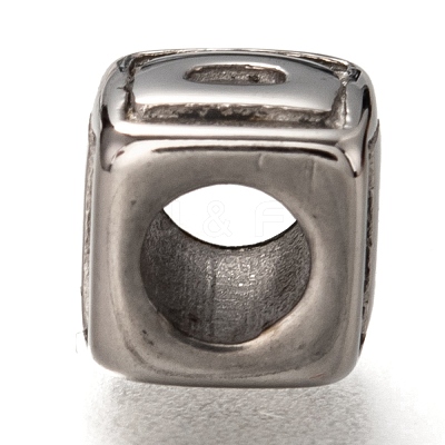 Tarnish Resistant 304 Stainless Steel European Beads OPDL-L020-001D-1