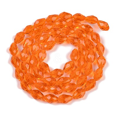 Transparent Glass Beads Strands EGLA-N013-T10mm-D09-1