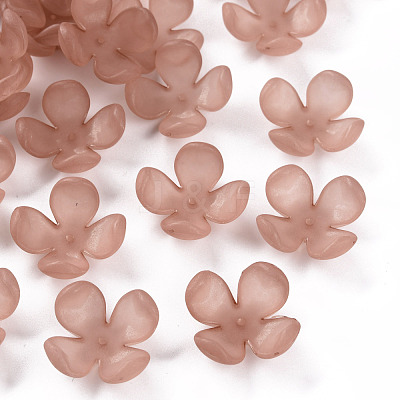 Frosted Acrylic Bead Caps MACR-S371-06A-763-1