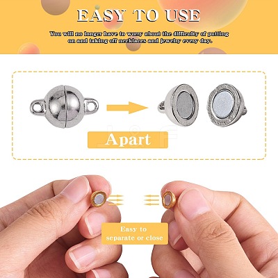 21Pcs 21 Styles Brass Magnetic Clasps JX157A-1