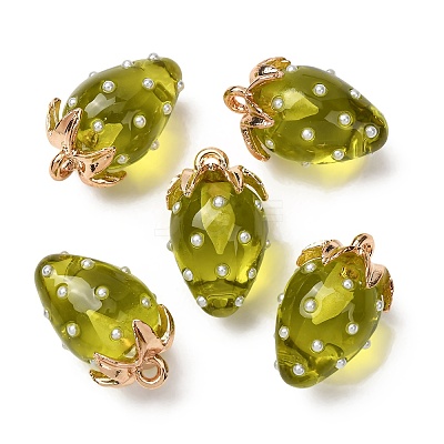 Resin Pendants FIND-C096-01G-1
