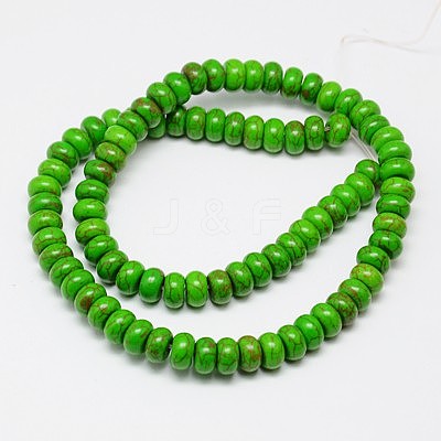 Synthetic Turquoise Beads Strands TURQ-G109-5x3mm-01-1
