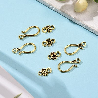 Tibetan Style Hook and Eye Clasps LS-GLF1278Y-1
