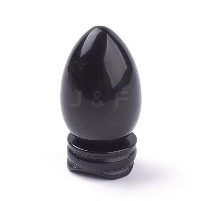 Natural Obsidian Display Decorations DJEW-G018-01-1