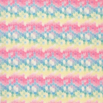 Mermaid Fish Scale Pattern PU Leather Fabric AJEW-WH0149C-06-1