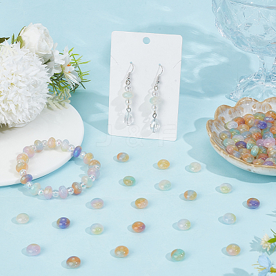 108Pcs 9 Colors Opaque Resin Beads FIND-PA0001-75-1