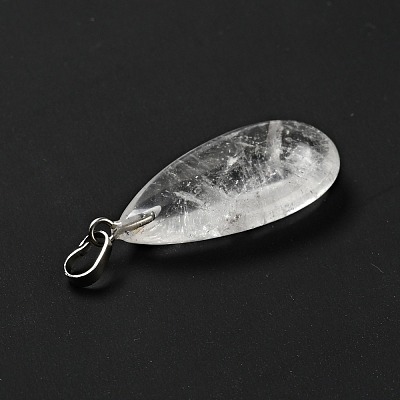 Natural Quartz Crystal Pendants G-P474-01P-15-1