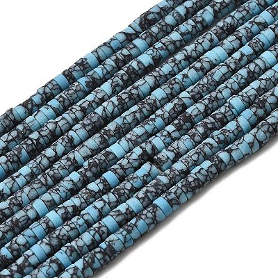 Dyed Synthetic Turquoise Beads Strands G-Z089-A04-S-1