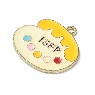 MBTI Theme Alloy Enamel Pendants LS-ENAM-I083-01G-03-1