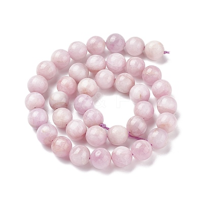 Natural Kunzite Round Beads Strands G-I164-10mm-1