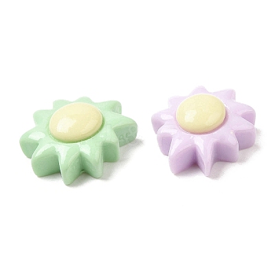 Cartoon Opaque Resin Cabochons RESI-C039-02D-1