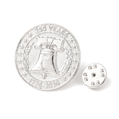 USA Independence 250 Year Commemorative Alloy Lapel Pin Backs JEWB-B046-01B-P-1