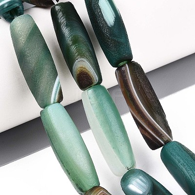 Natural Agate Beads Strands G-N357-06A-01-1