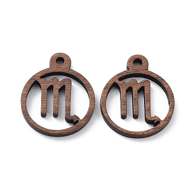 Walnut Wood Laser Cut Pendants WOOD-Q051-07C-1