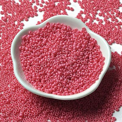 Baking Paint Glass Seed Beads SEED-P006-03A-08-1