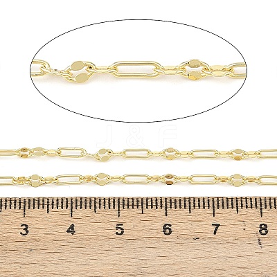 Brass Dapped Chains CHC-P017-05G-1