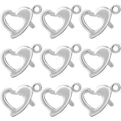 30Pcs Brass Lobster Claw Clasps KK-BBC0014-65S-1