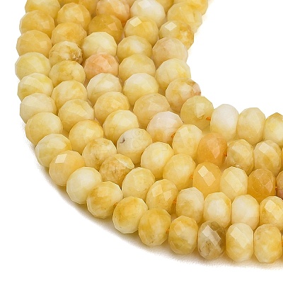 Faceted Dyed Natural White Jade Beads Strands GG-CBAE966-01A-D-1