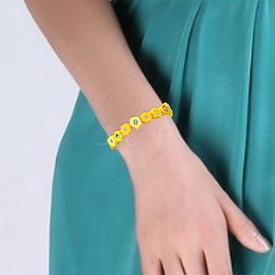 6 Styles Handmade Polymer Clay Beads CLAY-YW0001-95-1