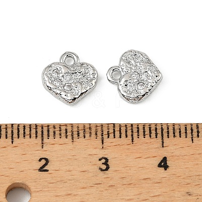 Brass Micro Pave Cubic Zirconia Pendants KK-D106-04P-1