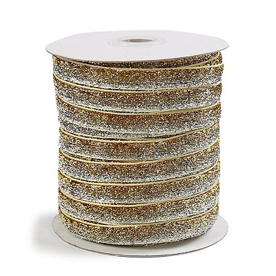 Sparkle Polyester Ribbon OCOR-WH0082-158B-01-1