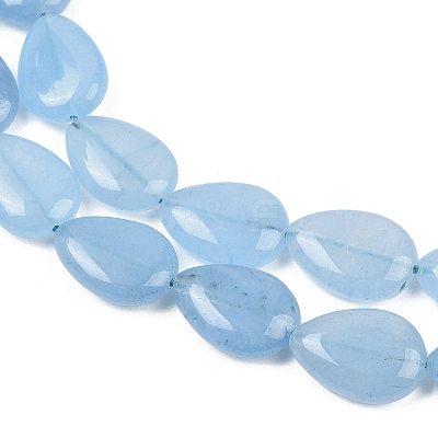 Natural White Jade Beads Strands G-Z105-B01-01B-1