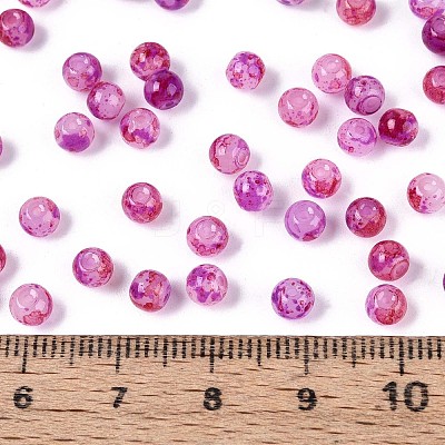 Baking Paint Glass Beads DGLA-T005-01A-10-1