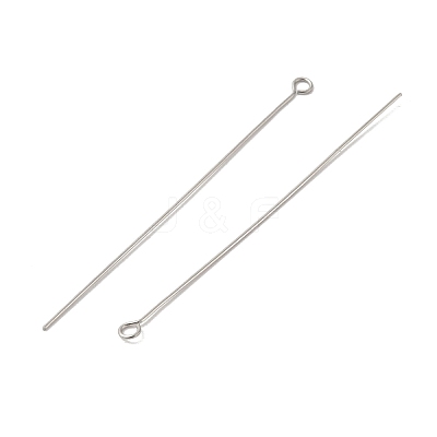 304 Stainless Steel Eye Pins STAS-K293-13P-0.6x60mm-1
