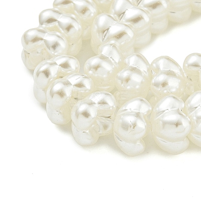 Transparent Spray Painted Glass Beads Strands GLAA-P066-01B-1