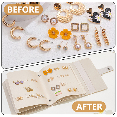 PU Leather Earring Storage Bags AJEW-SP0006-24A-1