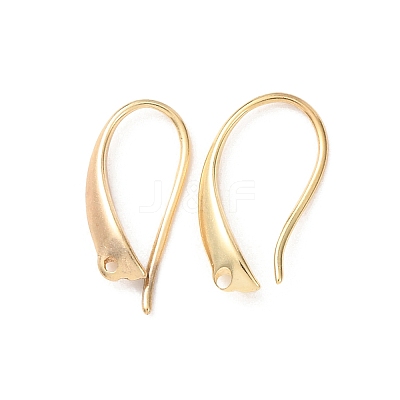 Brass Earring Hooks KK-G604-03G-1