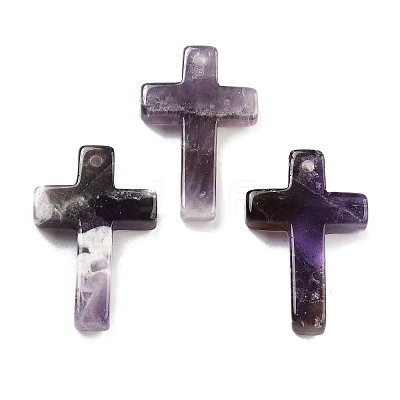Natural Amethyst Pendants G-H007-09E-1