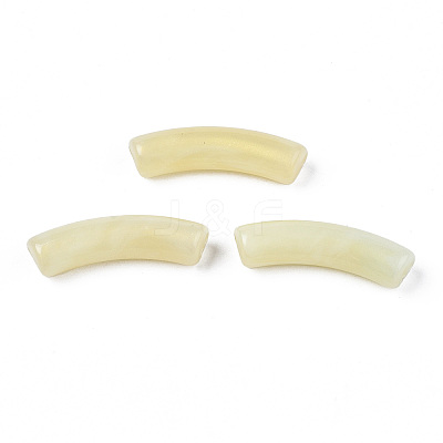 Opaque Acrylic Beads MACR-N009-020A-1