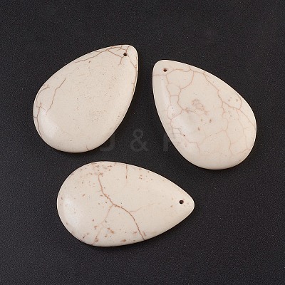 Synthetic Turquoise Big Pendants G-E457-09A-1