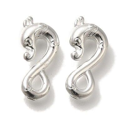 Brass S-Hook Clasps KK-H502-06S-1