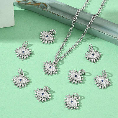 SHEGRACE Brass Cubic Zirconia Pendants XGRQ3K783-532P-1