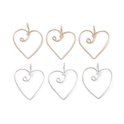 Brass Pendants PALLOY-JF02651-1