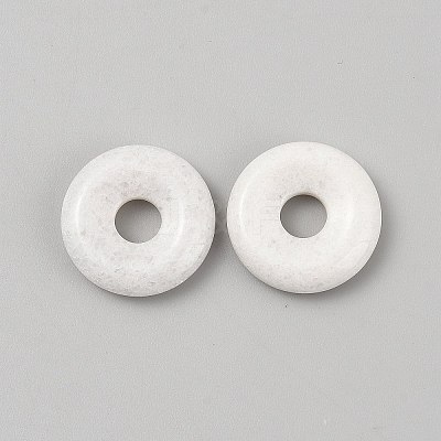 Natural White Jade Pendants G-WH0016-53G-1
