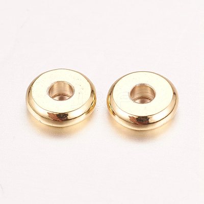 Real 18K Gold Plated Brass Spacer Beads X-KK-E702-13G-NF-1
