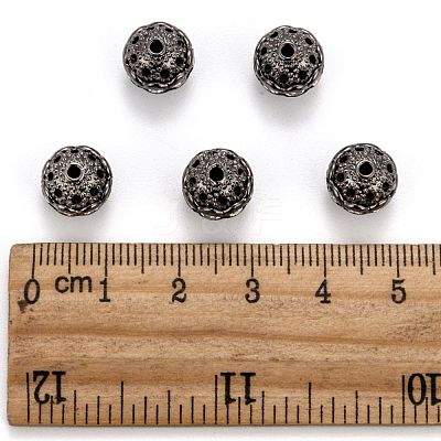 Brass Rhinestone Beads RB-H041-12-1