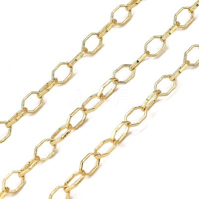 Brass Polygon Link Chains CHC-C014-02A-G-1