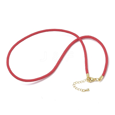 3MM Nylon Milan Cord Necklace Making NJEW-H084-01G-35-1