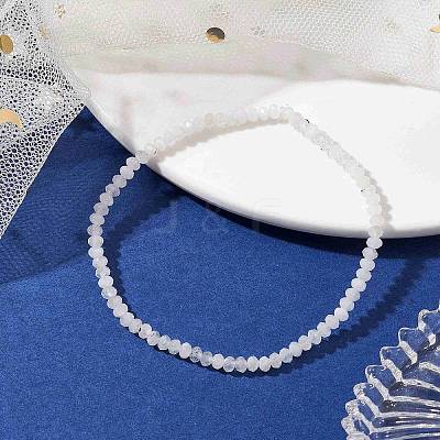 Natural Moonstone Beaded Bracelets BJEW-JB10215-01-1