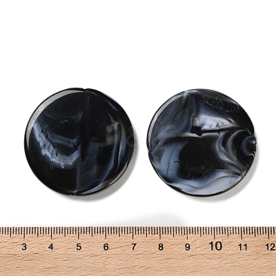 Opaque Acrylic Beads OACR-M015-09-1