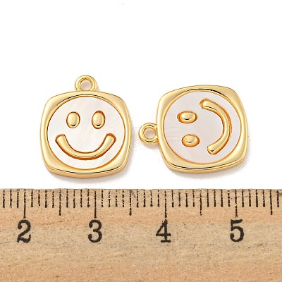 Natural White Shell Pendants KK-A214-11G-1