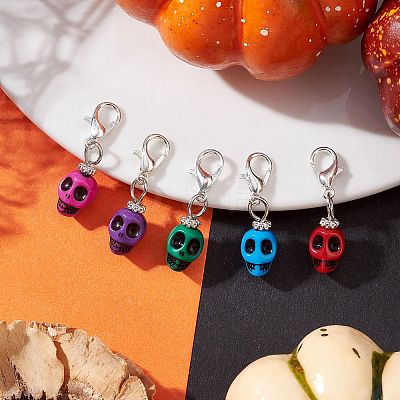 Plastic Pendant Decorations HJEW-JM03943-01-1